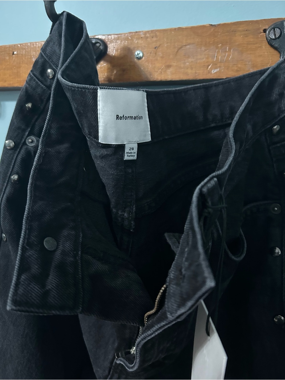 Reformation High rise slouchy straight leg jeans - Picture 4 of 5